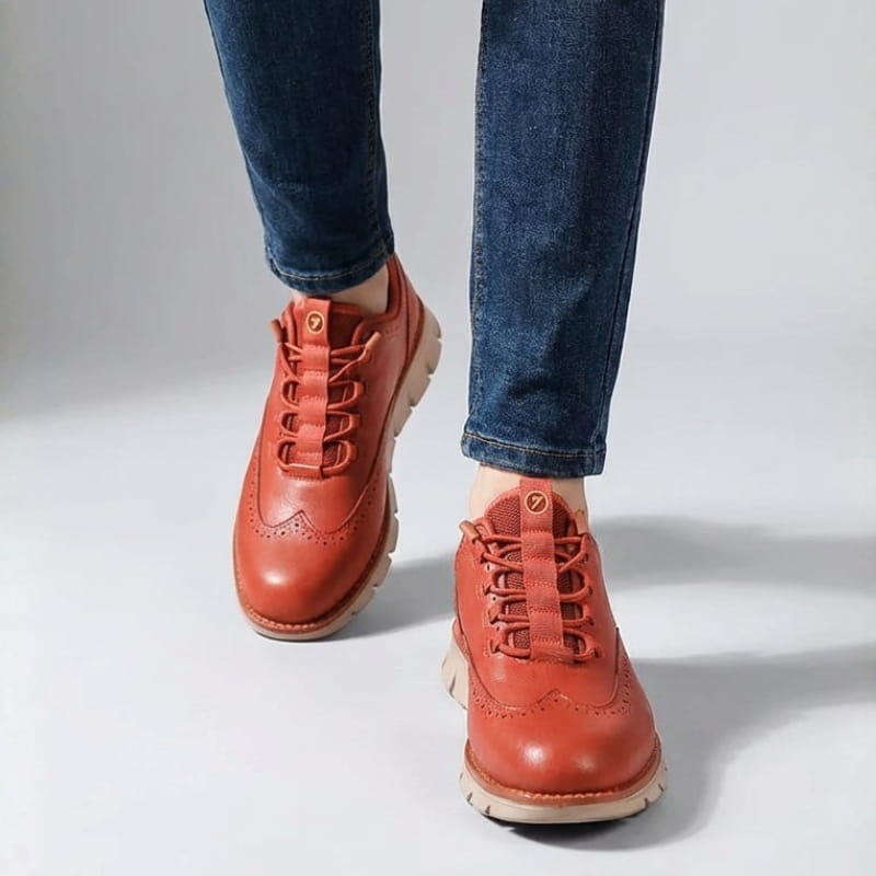 Rhett Men’s Leather Sneakers – Lightweight Genuine Leather Shoes