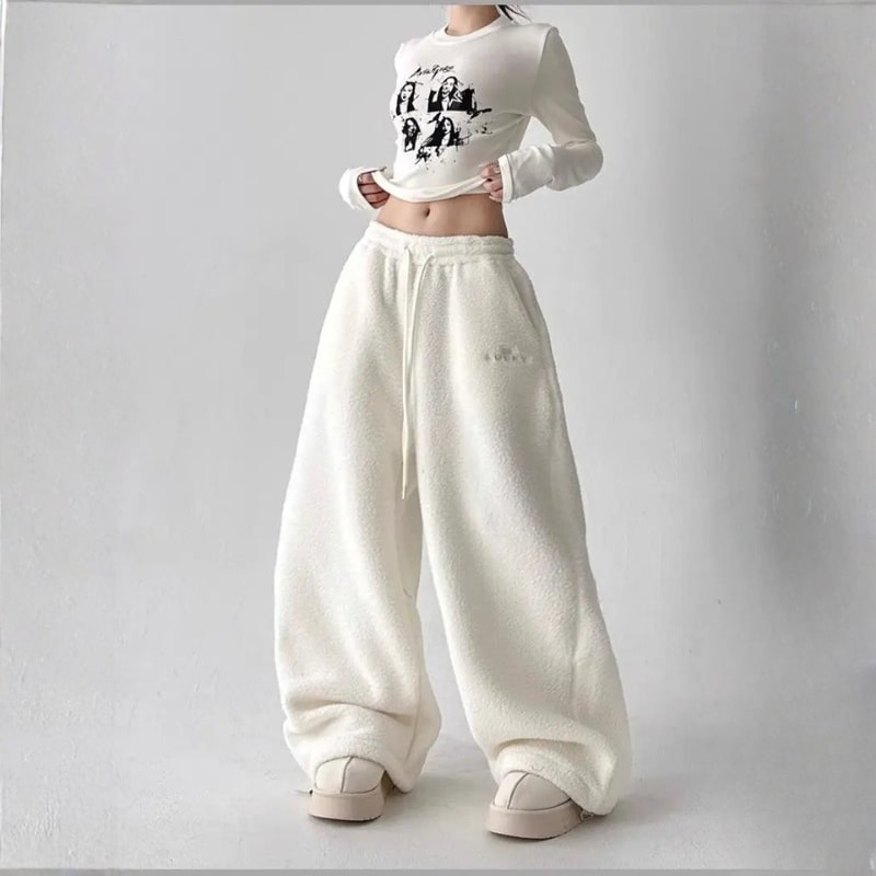 Rosalind Women’s Fleece Pants – Soft Drawstring Fit