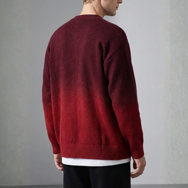 Raul Men’s Gradient Knit Cardigan
