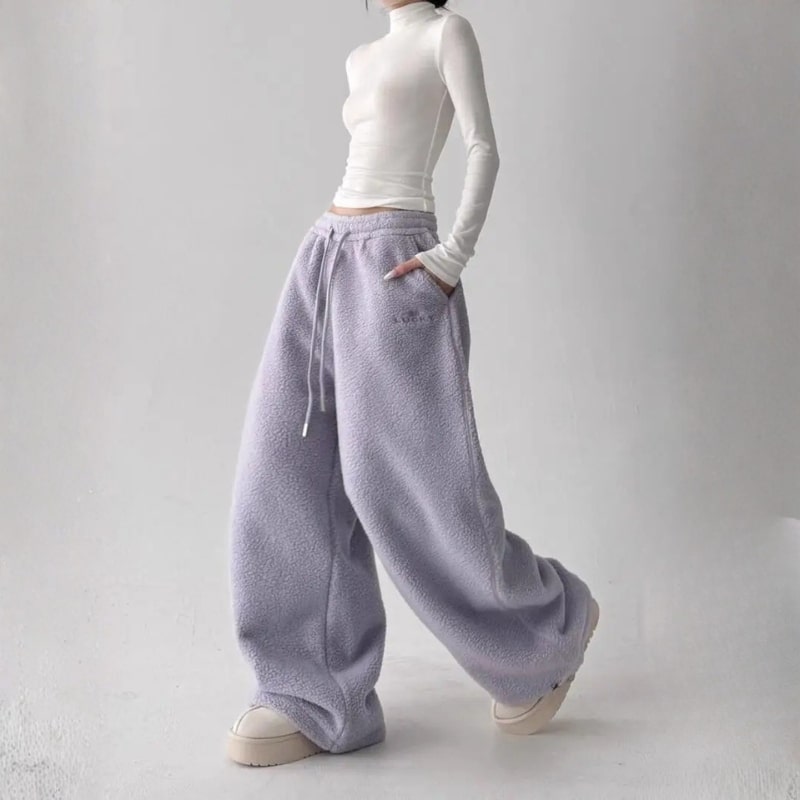 Rosalind Women’s Fleece Pants – Soft Drawstring Fit