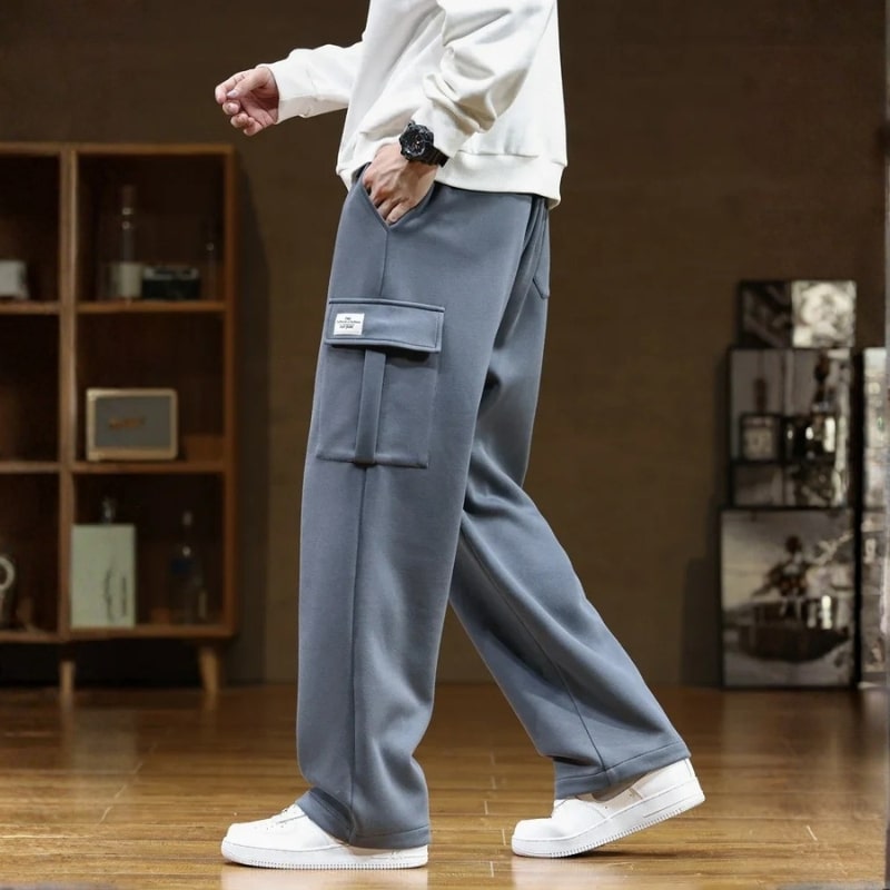 Robert Men’s Cargo Pants – Soft Relaxed Fit Sweatpants