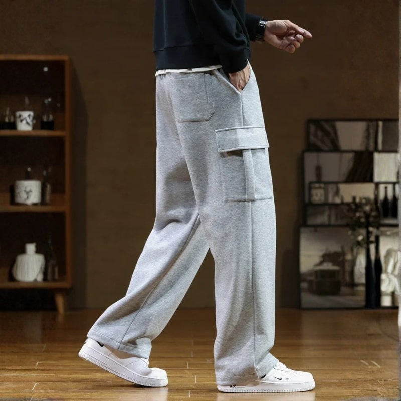 Robert Men’s Cargo Pants – Soft Relaxed Fit Sweatpants