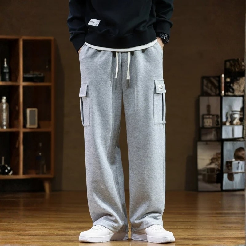 Robert Men’s Cargo Pants – Soft Relaxed Fit Sweatpants