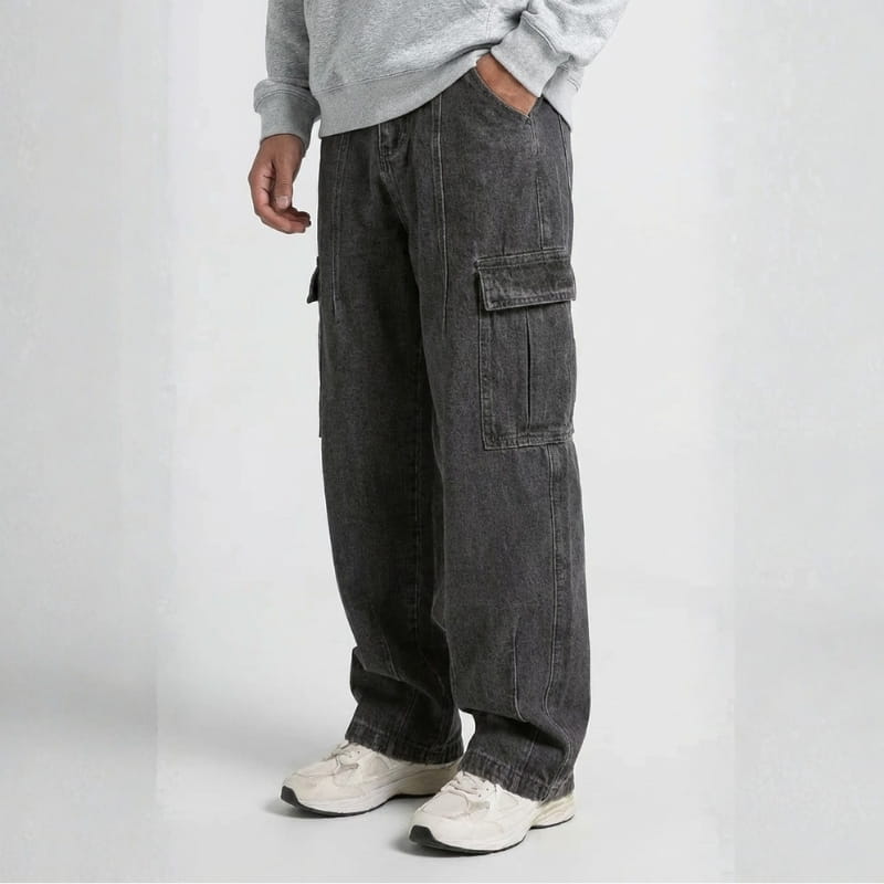 Ronan Men’s Cargo Denim Pants