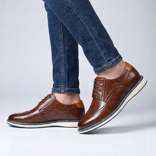 Boris Men’s Leather Brogue Shoes
