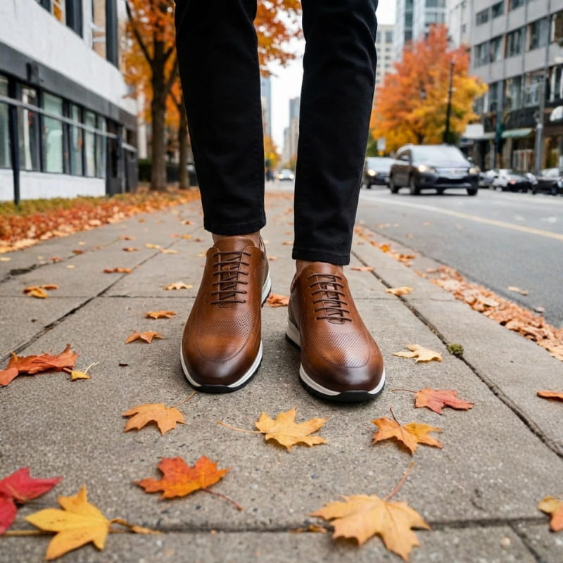 Fabrizio Men’s Leather Sneakers – Italian Leather Shoes