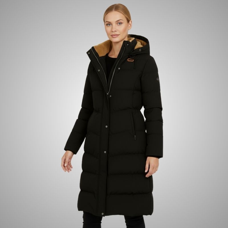 Sabrina Women’s Winter Coat – Long Hooded Winter Jacket with Plush Lining