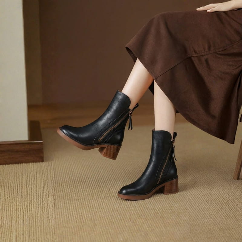 Coreen Rue Ankle Boots – Leather Ankle Boots