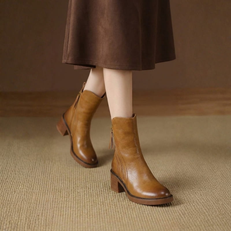 Coreen Rue Ankle Boots – Leather Ankle Boots