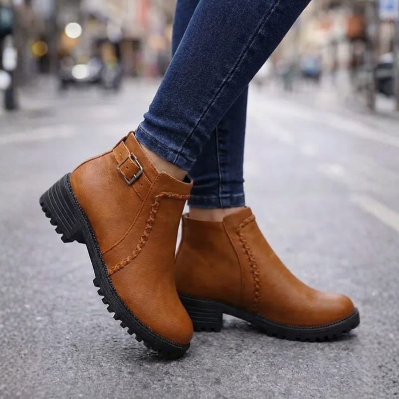 Monroe Luxe Leather Ankle Boots