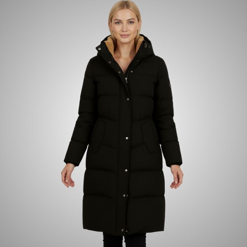 Sabrina Women’s Winter Coat – Long Hooded Winter Jacket with Plush Lining