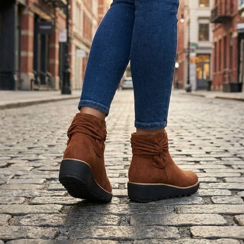 Penelope Suede Heritage Ankle Boots