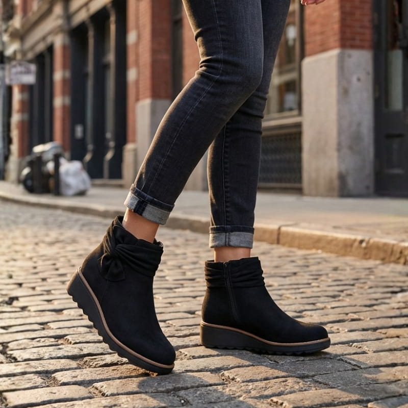 Penelope Suede Heritage Ankle Boots