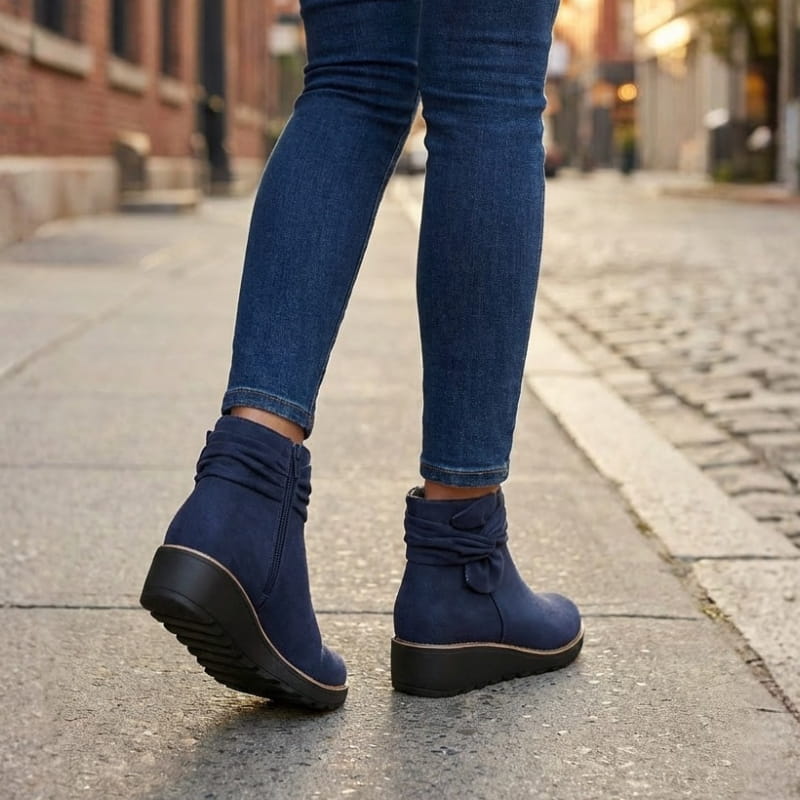 Penelope Suede Heritage Ankle Boots