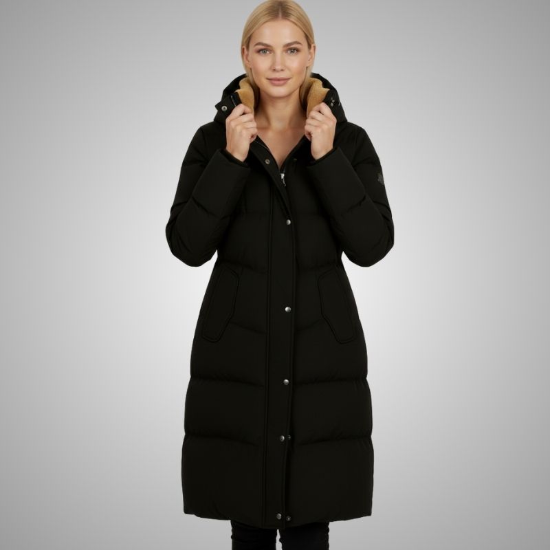 Sabrina Women’s Winter Coat – Long Hooded Winter Jacket with Plush Lining