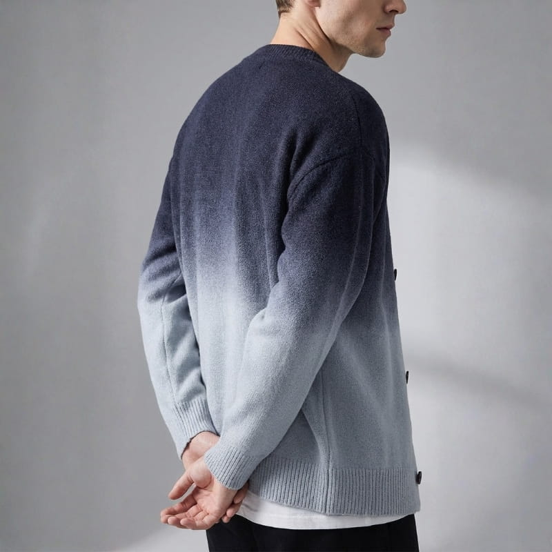 Raul Men’s Gradient Knit Cardigan