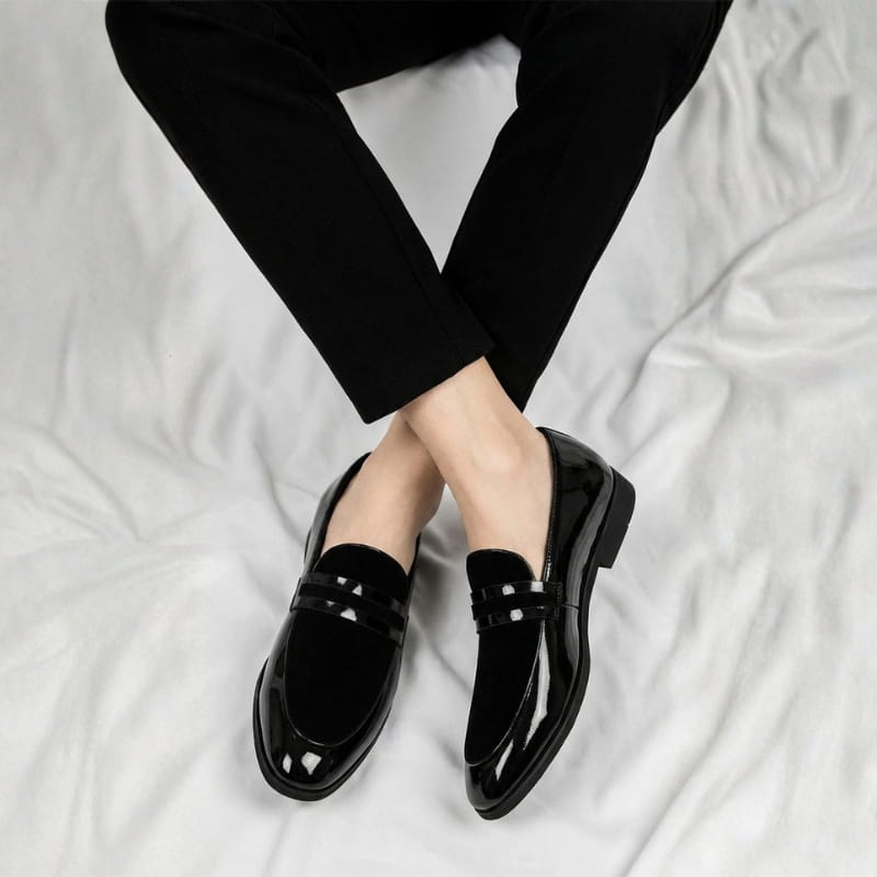 Brandon Men’s Suede Leather Penny Loafers