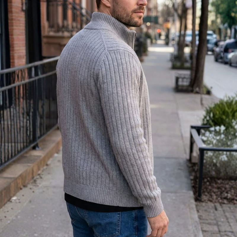 Landon Structured Knit Cardigan Jacket