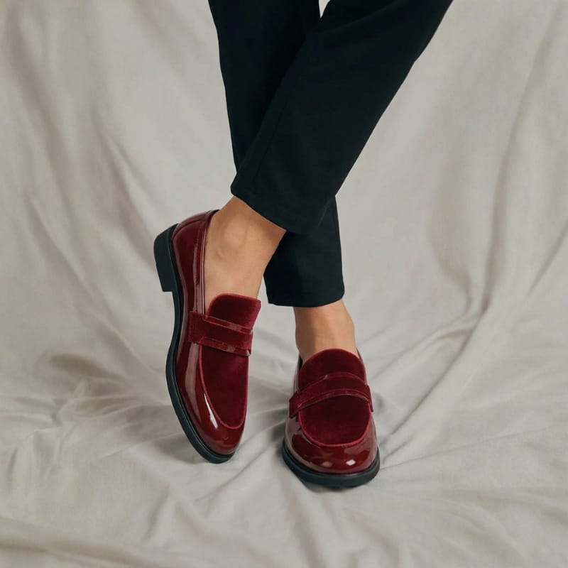 Brandon Men’s Suede Leather Penny Loafers