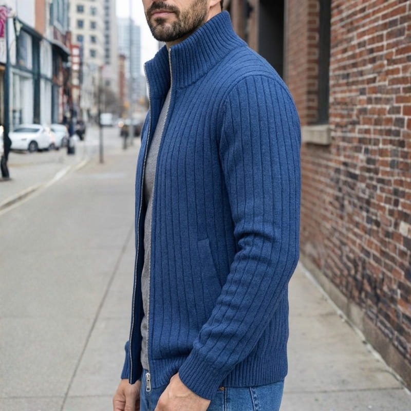Landon Structured Knit Cardigan Jacket