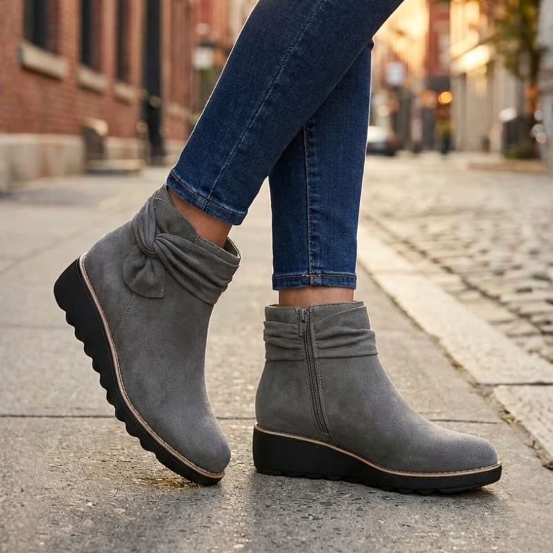 Penelope Suede Heritage Ankle Boots