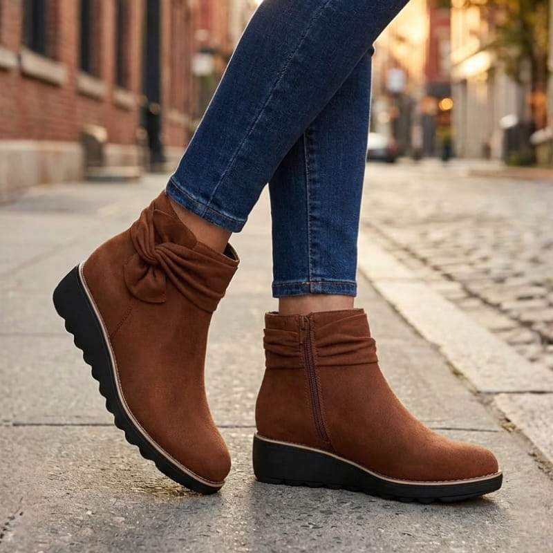Penelope Suede Heritage Ankle Boots