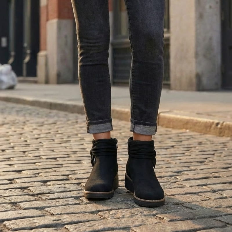 Penelope Suede Heritage Ankle Boots