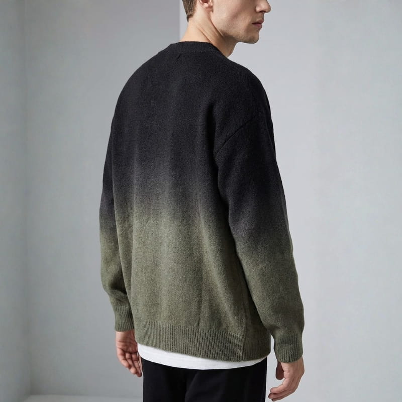 Raul Men’s Gradient Knit Cardigan