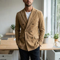 Colton Suede Double-Breasted Jacket