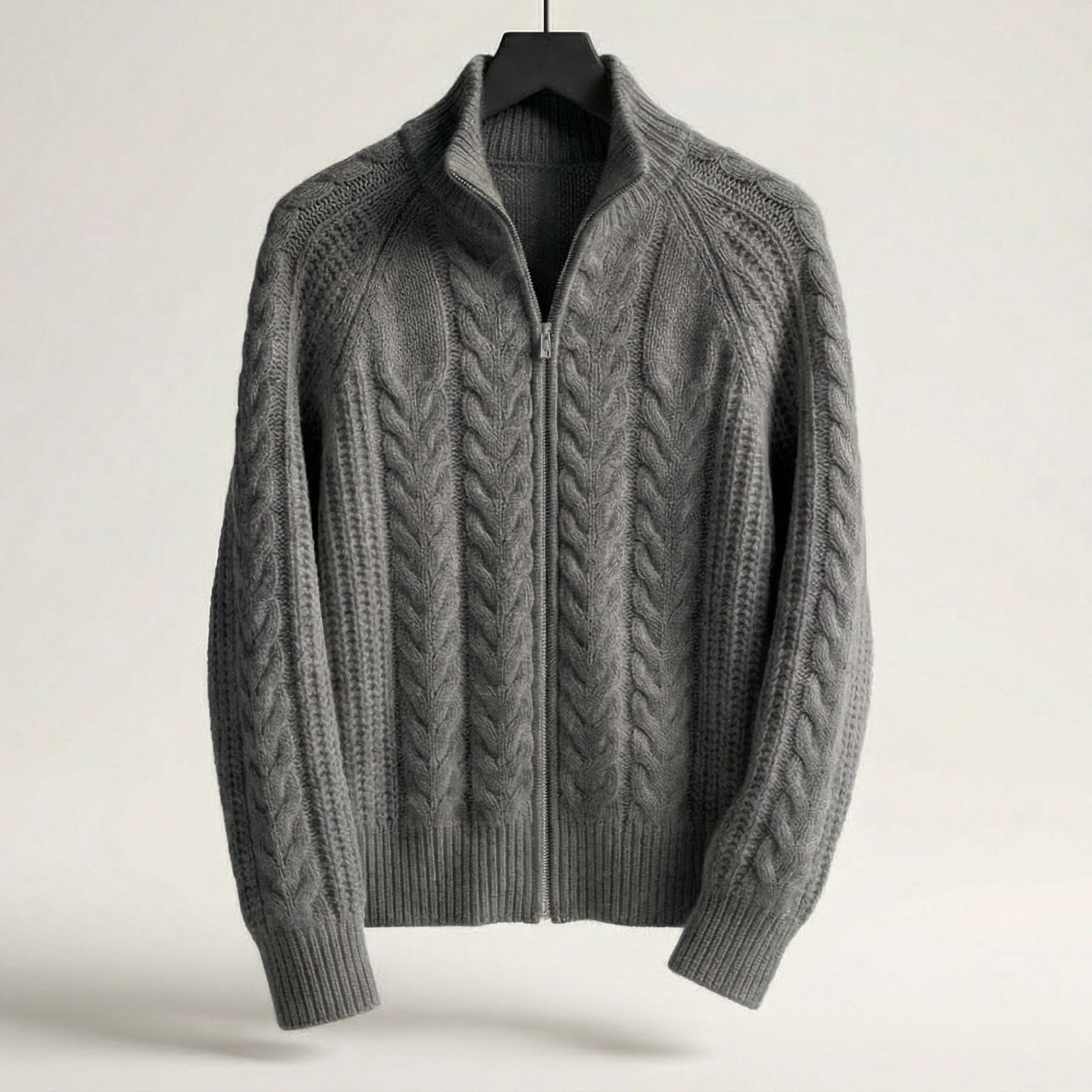 Sienna Women’s Wool Zip Knit Cardigan