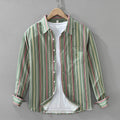 Charleston Striped Men's Shirt – 100% Breathable Cotton with Classic Fit 0