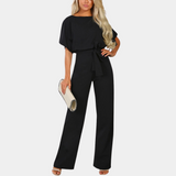 Charlotte Elegant Black Jumpsuit – Lightweight & Flattering Fit for Every Occasion 0