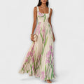 Charlotte Floral Midi Dress – Lightweight & Flowy for Summer Weddings 0