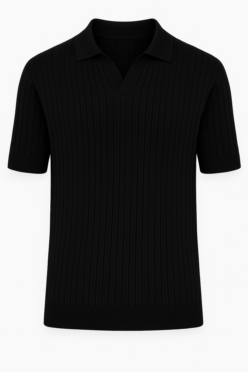 Jomer Knit Polo – Textured Minimalism in a Summer-Ready Fit