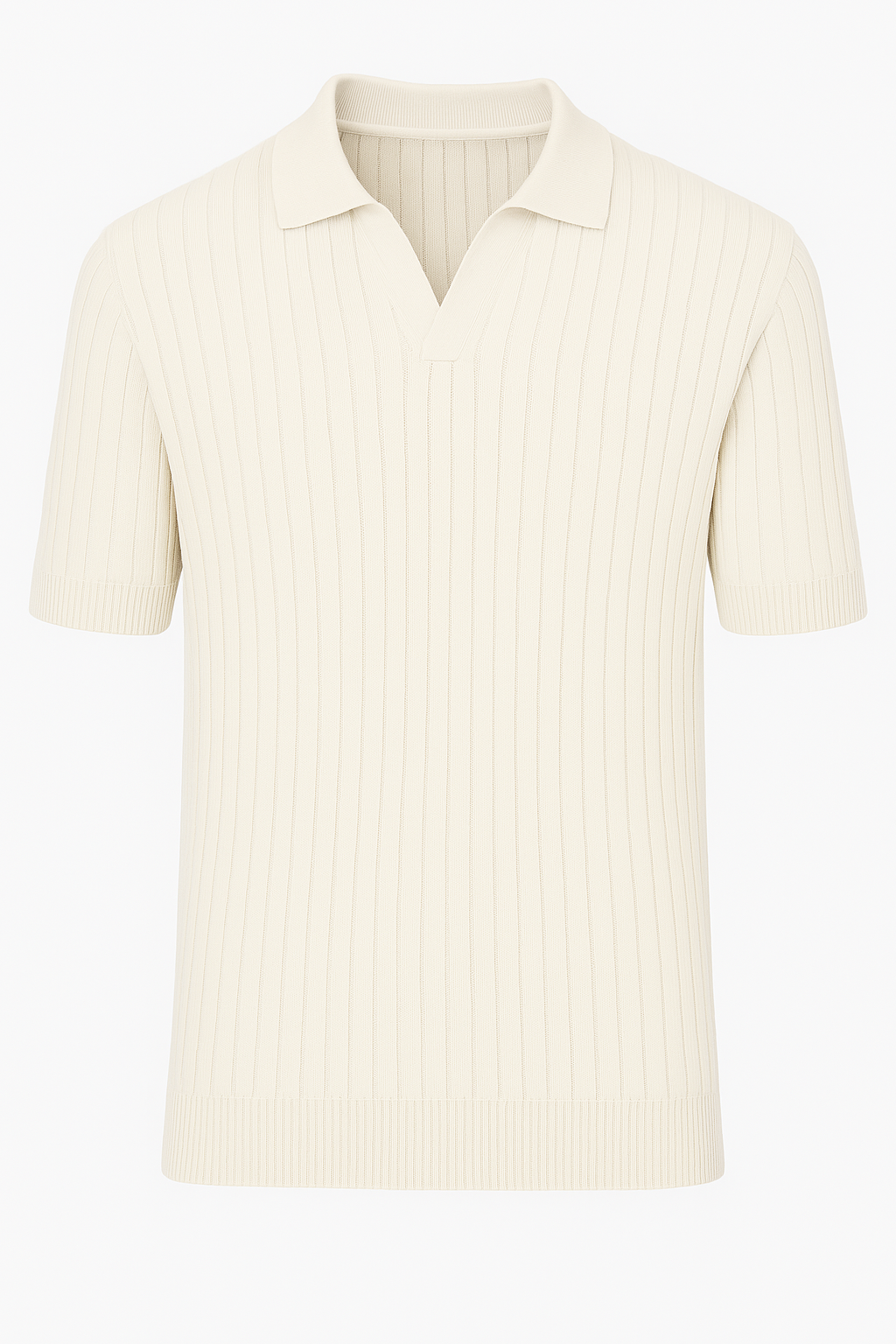 Jomer Knit Polo – Textured Minimalism in a Summer-Ready Fit