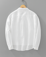Elliot Kyoto Collar Shirt – Minimalist Resort Shirt in Crisp Cotton-Linen Blend