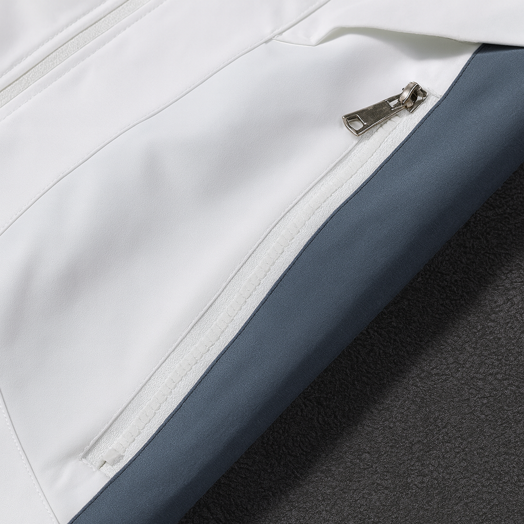 Prague Men’s Tracksuit – Stretch Fabric Set with Colorblock Panels & Tapered Pants