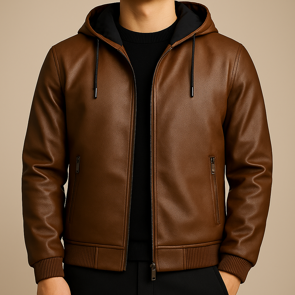 Jasper Men’s Leather Jacket – Premium Handstitched Durable Leather