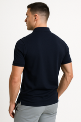 Dario Mid-Zip Polo - Slim-Fit Knit Polo with Modern Half-Zip Styling