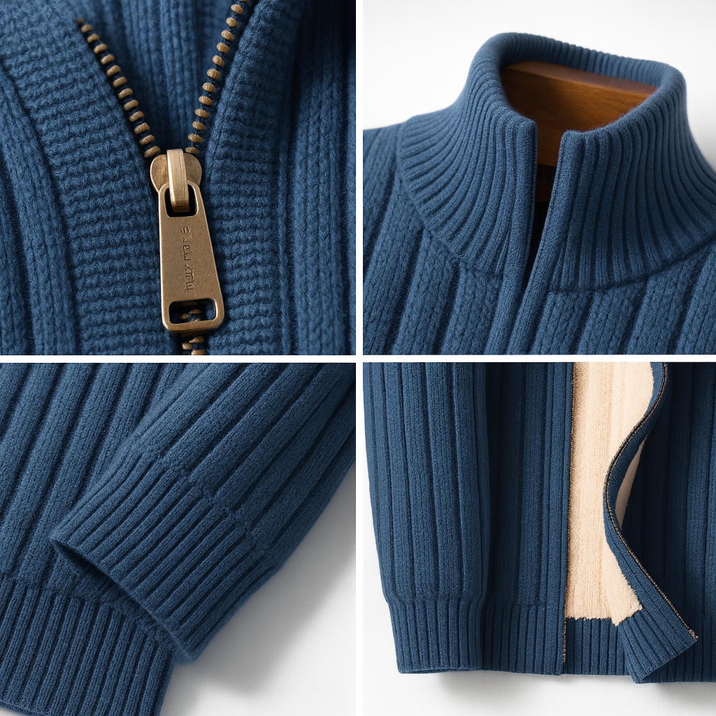 Landon Structured Knit Cardigan Jacket