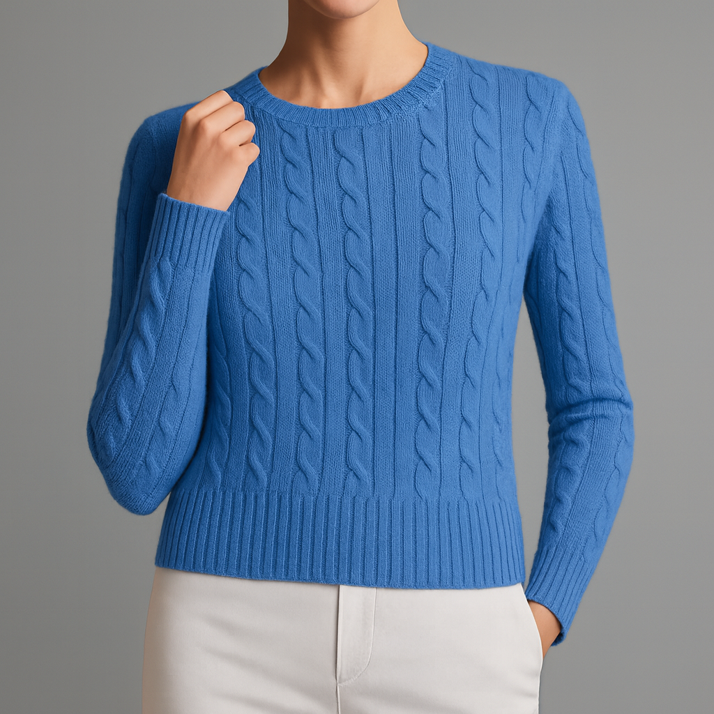 Bettina Women’s Cotton Sweater – Ultra-Soft Knit with Handstitched Lining