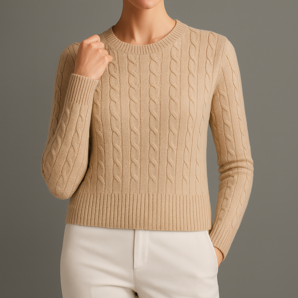 Bettina Women’s Cotton Sweater – Ultra-Soft Knit with Handstitched Lining
