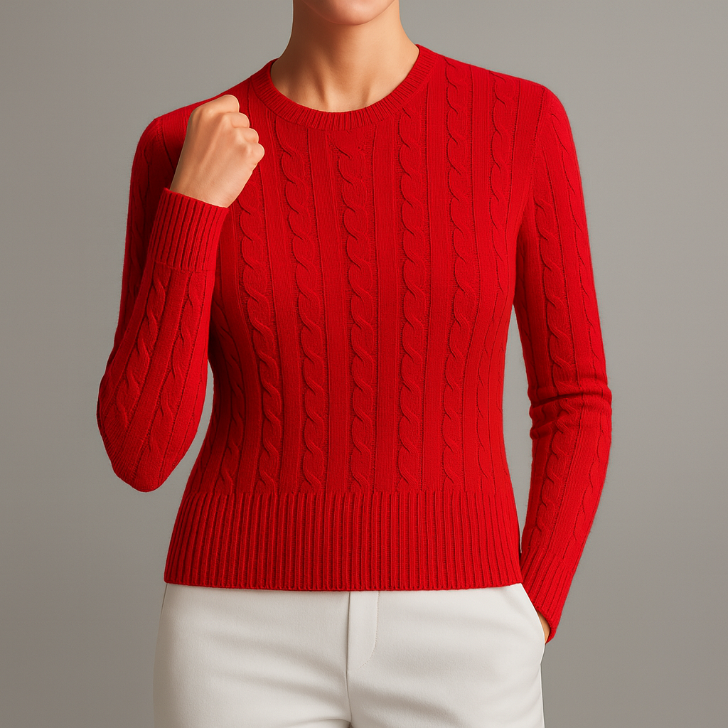 Bettina Women’s Cotton Sweater – Ultra-Soft Knit with Handstitched Lining