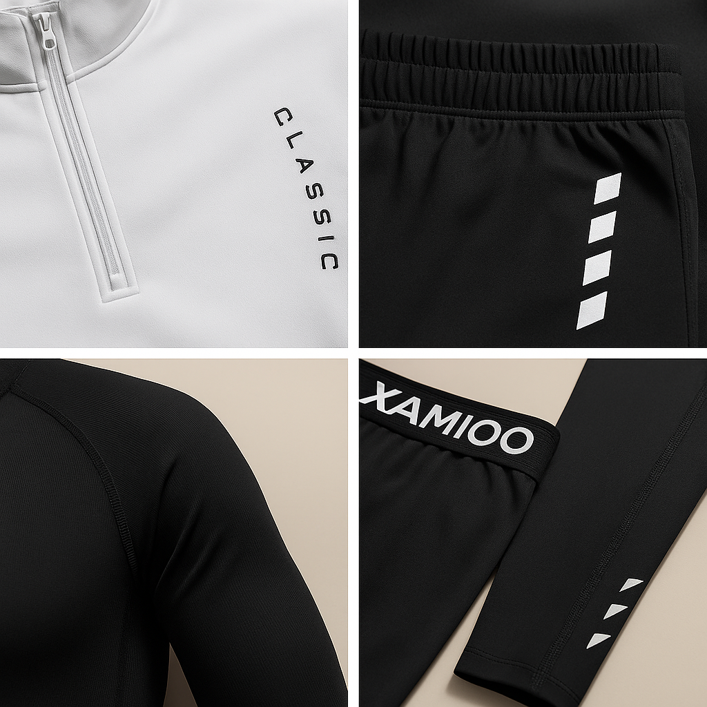 Darius Men’s Tracksuit Set – Lightweight Stretch with Compression Layers