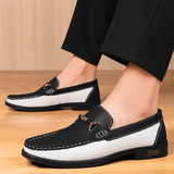 Chicago Genuine Leather Loafers for Women – Breathable Perforated Design with Gold Accents 8