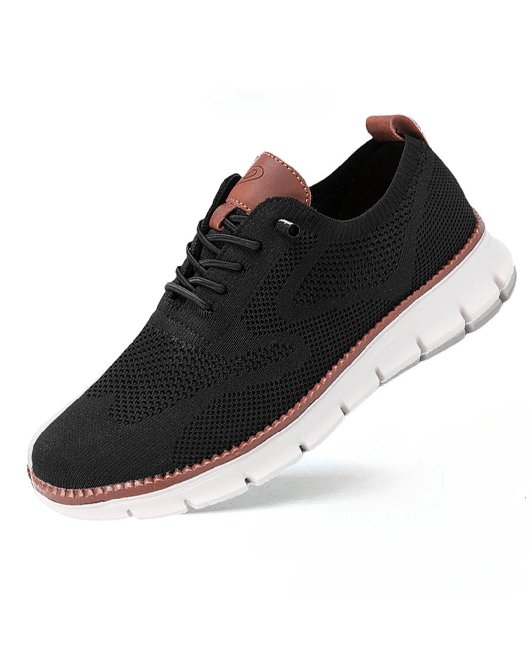 Chicago Luxe Sneakers – Premium Italian Leather with Breathable Flyknit & Memory Foam Comfort 11