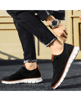 Chicago Luxe Sneakers – Premium Italian Leather with Breathable Flyknit & Memory Foam Comfort 7