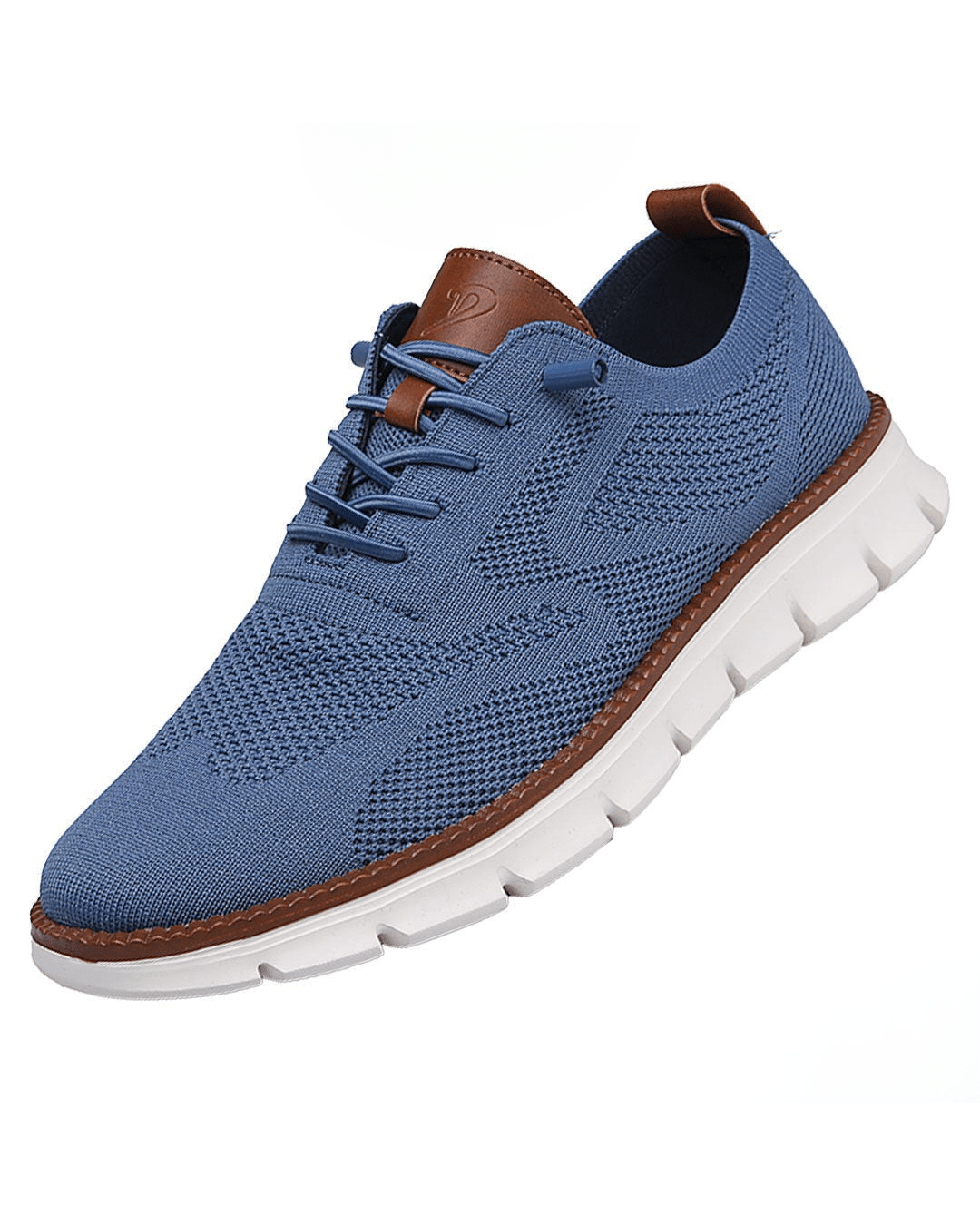 Chicago Luxe Sneakers – Premium Italian Leather with Breathable Flyknit & Memory Foam Comfort 9