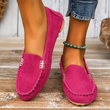 Chicago Luxe Suede Loafers for Women – Slip-On Comfort with Non-Slip Outsole 1
