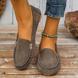 Chicago Luxe Suede Loafers for Women – Slip-On Comfort with Non-Slip Outsole 3
